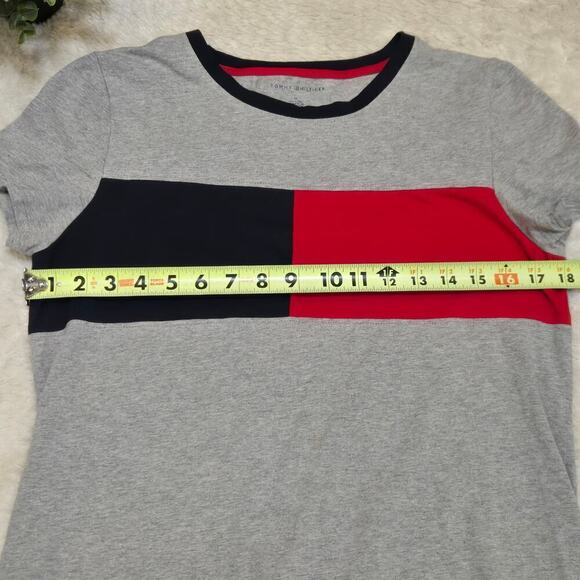 Tommy Hilfiger Gray with Logo T-Shirt Dress, Size Medium - Picture 3 of 6